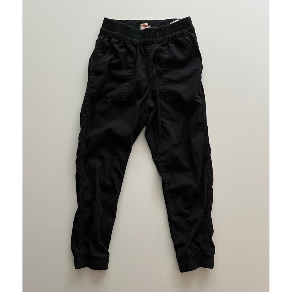 Levi's cropped joggers, black, XS